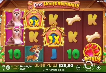слот Дог Хаус Мультихолд RTP The Dog House Multihold слот RTP